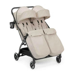 Ickle Bubba Aries Double Max Autofold Stroller - Stone