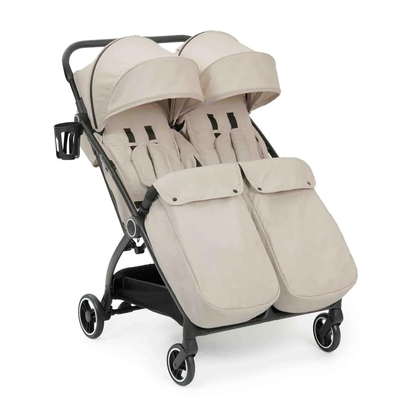 Ickle Bubba Aries Double Max Autofold Stroller - Stone