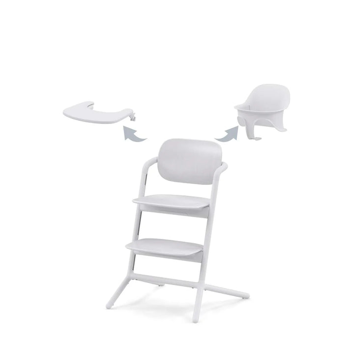 Cybex Lemo 3-in-1 Highchair - All White