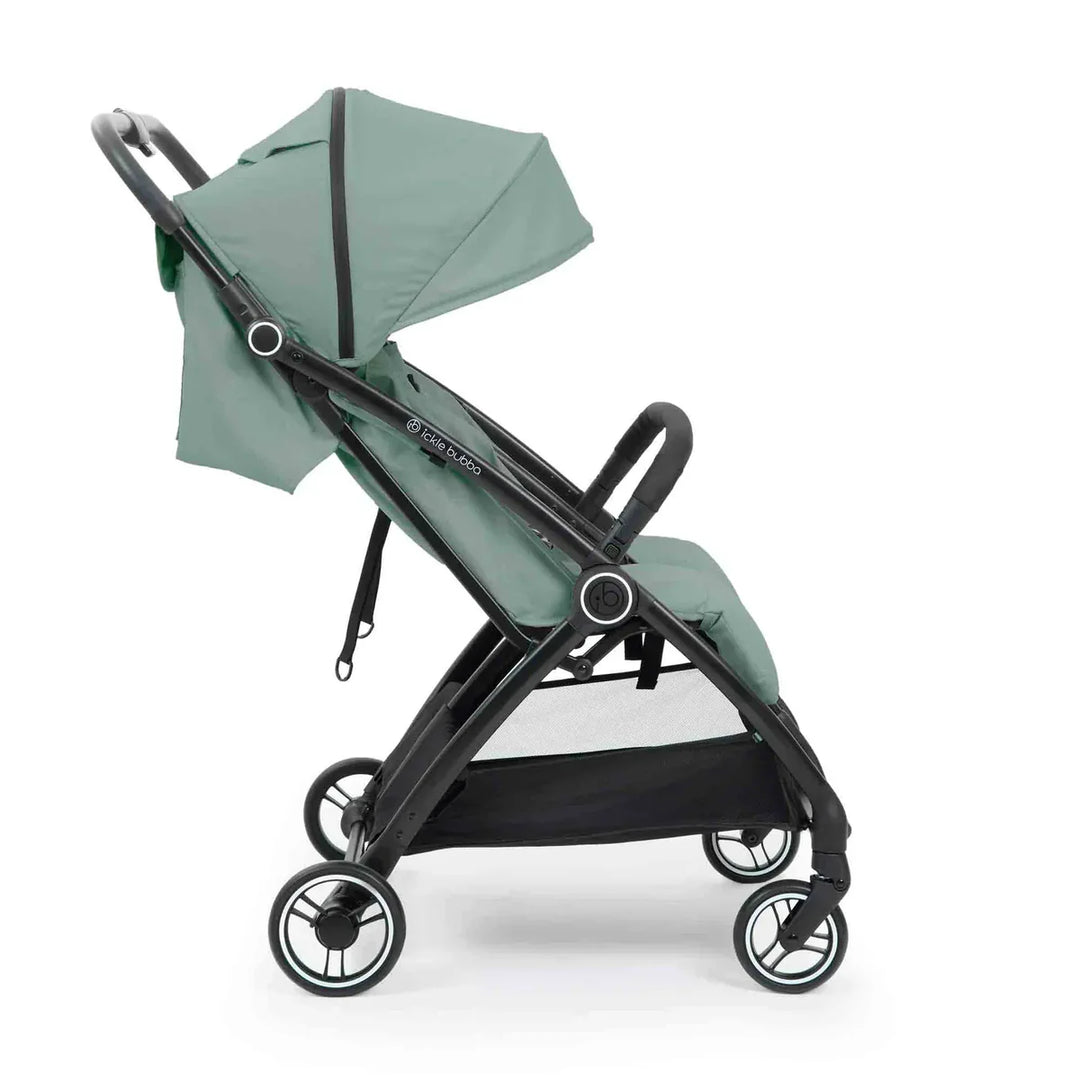 Ickle Bubba Aries Double Prime Autofold Stroller Bundle - Sage Green