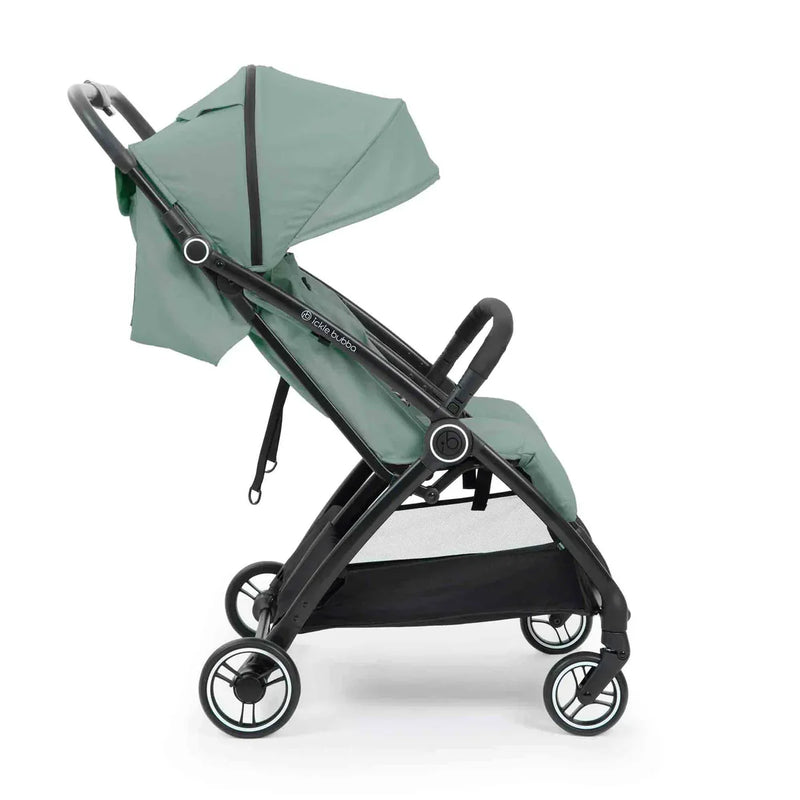 Ickle Bubba Aries Double Prime Autofold Stroller Bundle - Sage Green