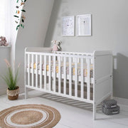 Tutti Bambini Rio Cot Bed, Changer and Mattress – White