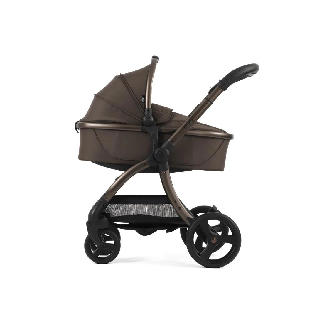 egg3 Pushchair & Carrycot - Chocolate Velvet