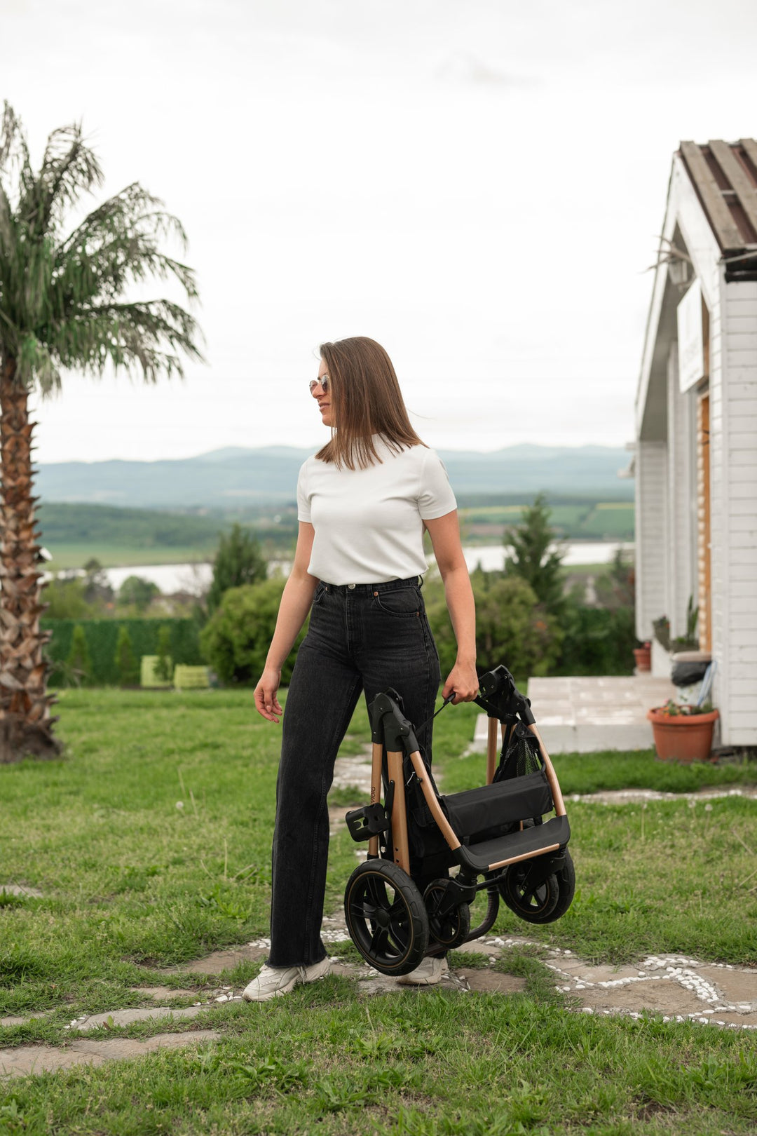 Lorelli Viola 3in1 Travel System Inc Spirit Car Seat - Black (2025)