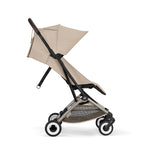 Cybex Orfeo Compact Travel Stroller - Almond Beige (2026 Model)