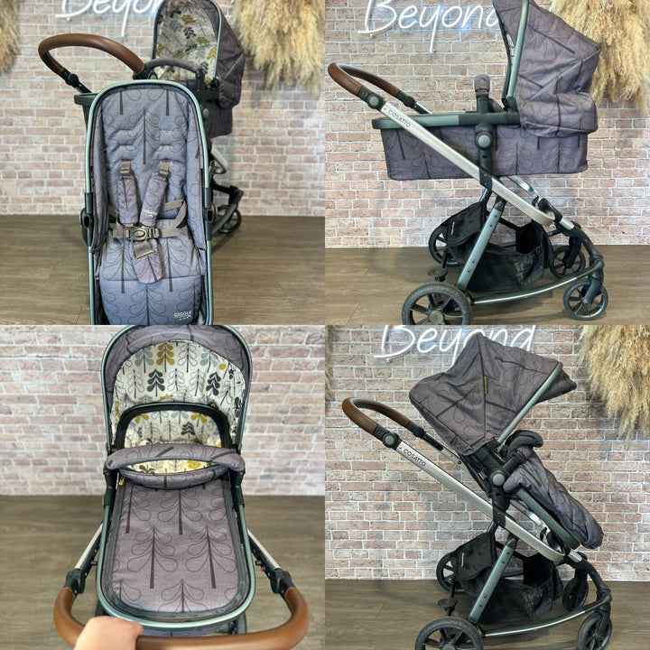 PRE LOVED Cosatto Giggle Quad Pram and Pushchair - Fika Forest