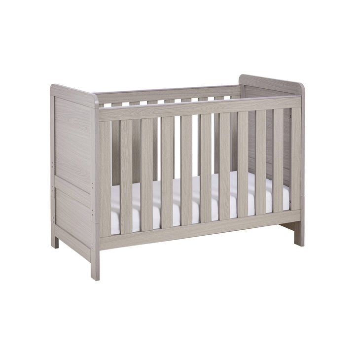 Babymore Caro Mini Cot Bed – Greywash