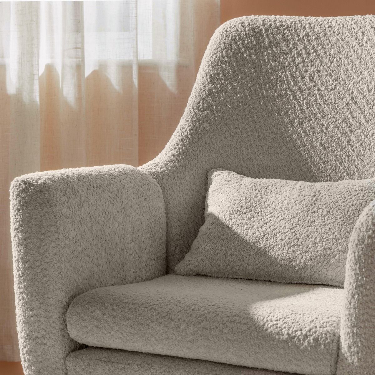 Tutti Bambini Oscar Luxe Rocking Chair & Storage Footstool - Sage
