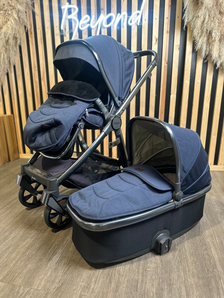 PRE LOVED Babystyle Oyster3 Pram + Pushchair - Rich Navy