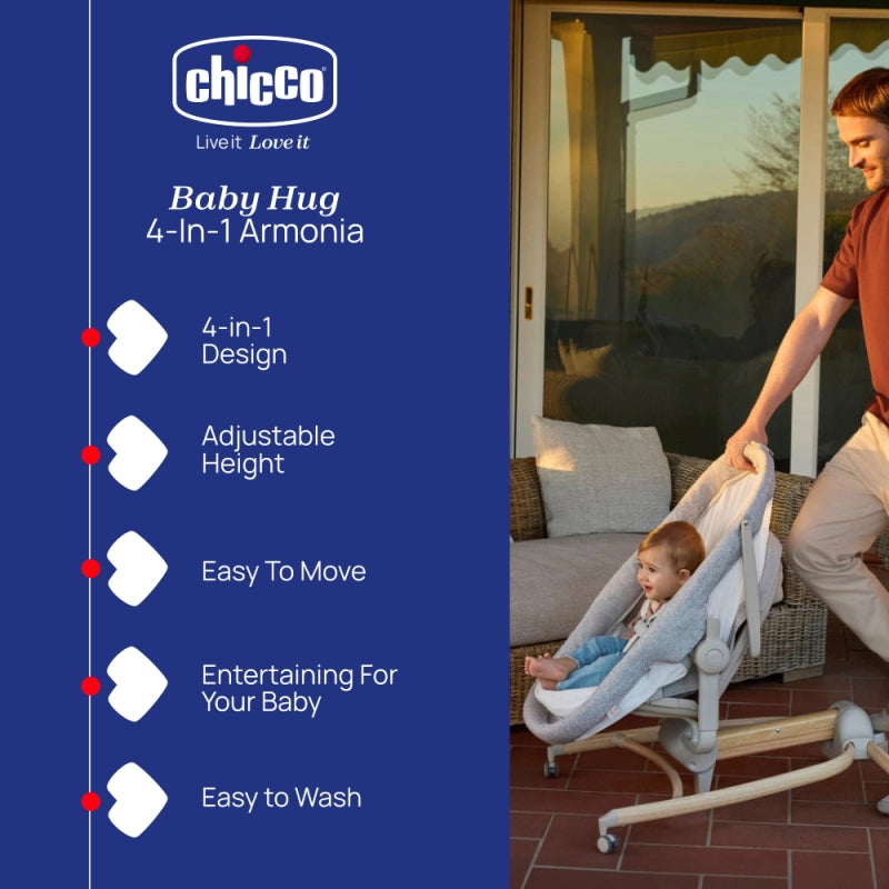 Chicco Baby Hug 4 in 1 Armonia - Scandinavian