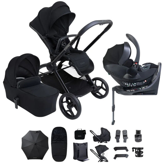 iCandy Core2 Complete 360 Car Seat Travel System Bundle - Black
