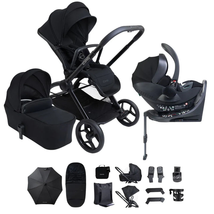 iCandy Core2 Complete 360 Car Seat Travel System Bundle - Black