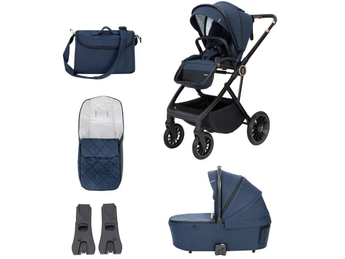 Babymore Chia Pram Pushchair - Midnight Blue