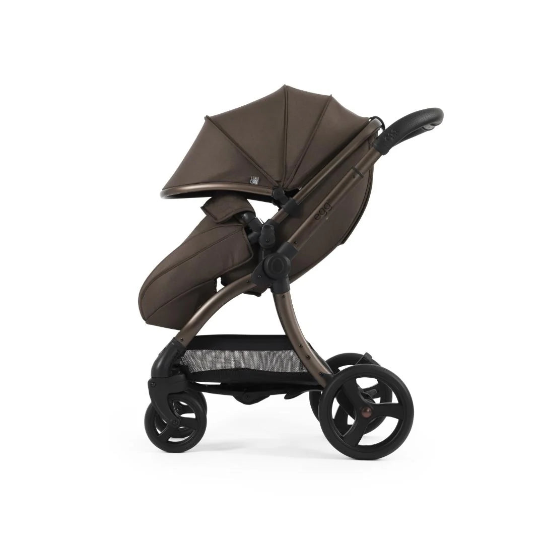 egg 3 Stroller + Luxury Seat Liner - Chocolate Velvet