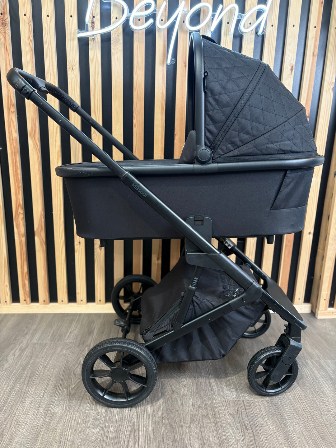 PRE LOVED My Babiie MB500 2in1 Travel System - Obsidian