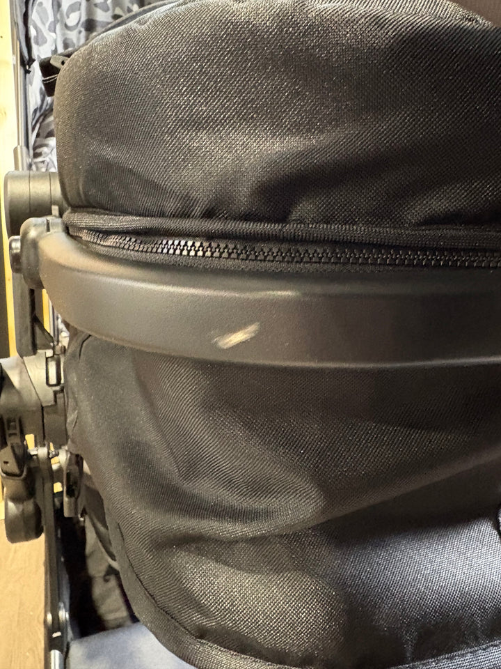 PRE LOVED My Babiie MB33 Twin Pushchair - Black Leopard