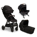 Nuna TRVL LX Compact Travel System Inc Lytl Folding Carrycot + Pipa Urbn - Caviar