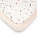 CuddleCo 2 Pack Universal Crib/Co-Sleeper Sheets - Ditsy Cherry