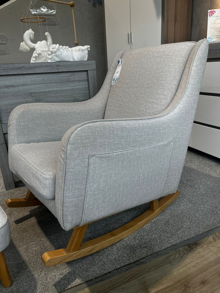 EX DISPLAY Babymore Ida Nursing Chair with Footstool - Cashmere (COLLECTION OR LOCAL DELIVERY ONLY)
