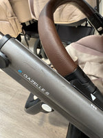 PRE LOVED Cybex e-Gazelle Double Pushchair - Almond Beige