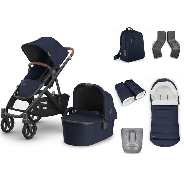 Uppababy VISTA V3 Pushchair & Pram + 5 Piece Accessory Bundle - Noa