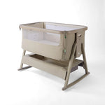 Tutti Bambini Cozee Air 2 Bedside Crib - Soft Walnut/Cocoa