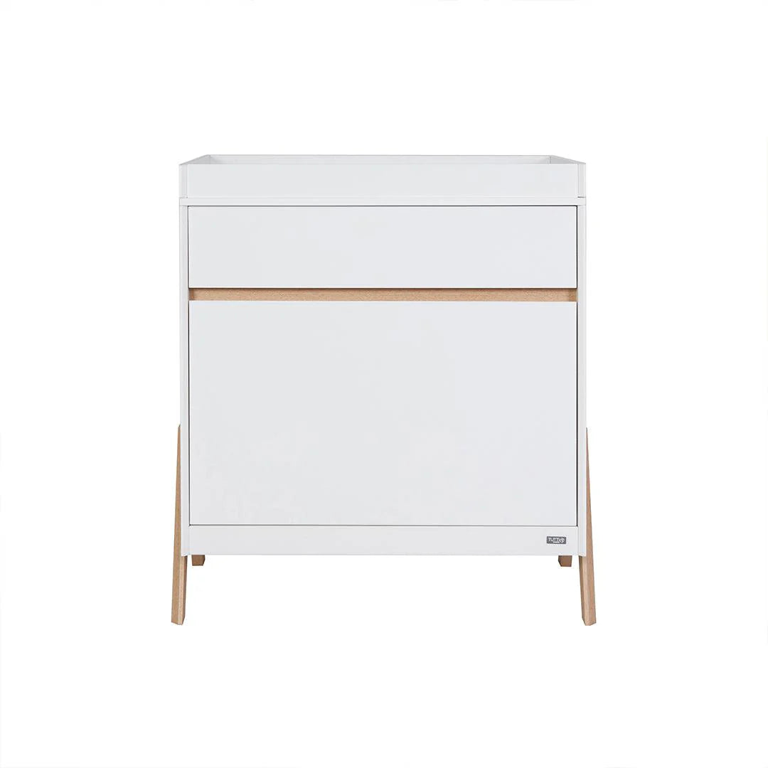 Tutti Bambini Fuori Chest Changer - White/Light Oak