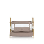 Obaby Cloud Bedside Crib - Nutmeg
