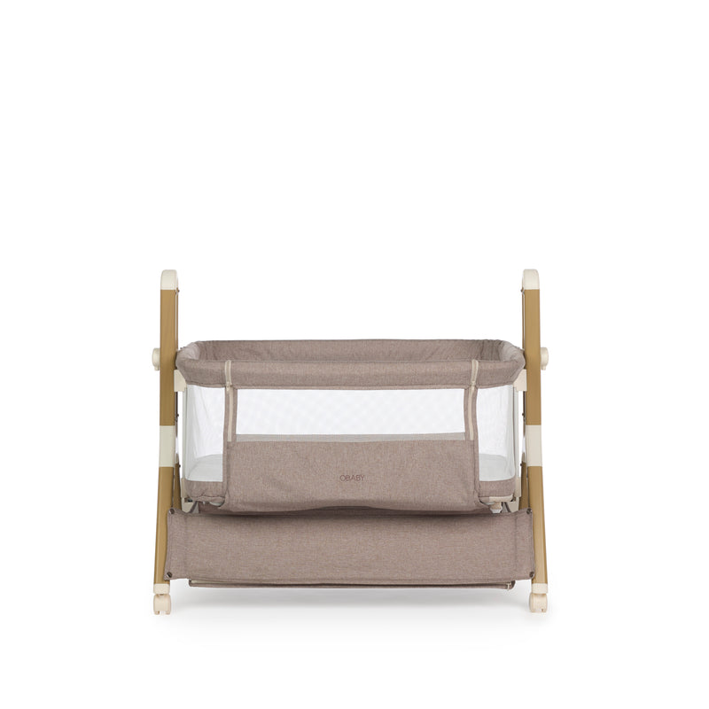 Obaby Cloud Bedside Crib - Nutmeg