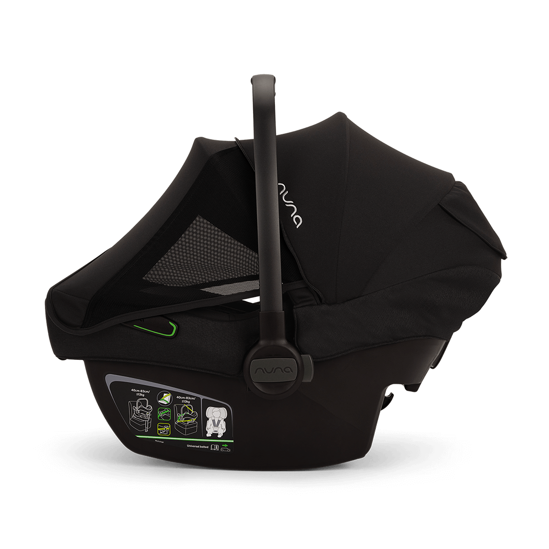Nuna DEMI Next, PIPA NEXT + Accessory Travel System- Caviar