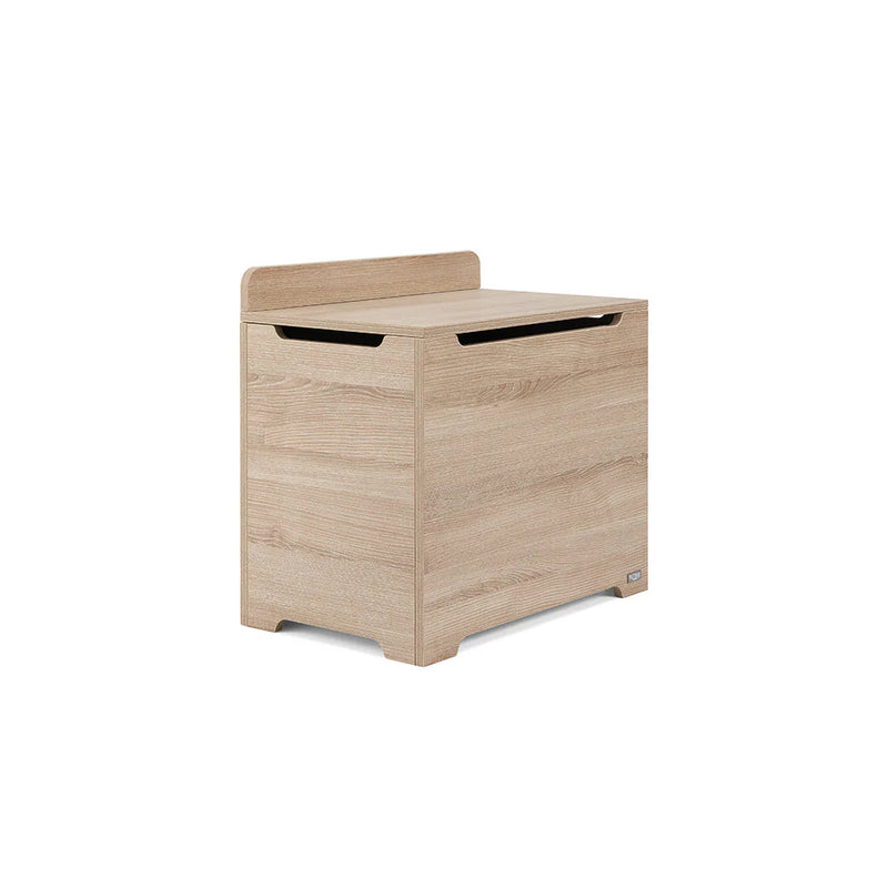 Tutti Bambini Modena Complete Nursery Bundle with Mattress, Bedding, Storage & Shelving - White/Oak