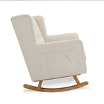 Babymore Lux Snuggle Rocking Chair – Ivory