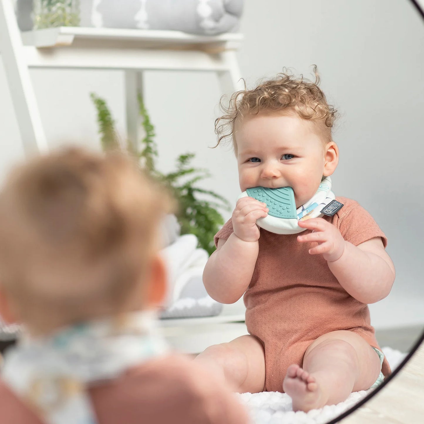 Cheeky Chompers Neckerchew Teething Dribble Bib - Animals