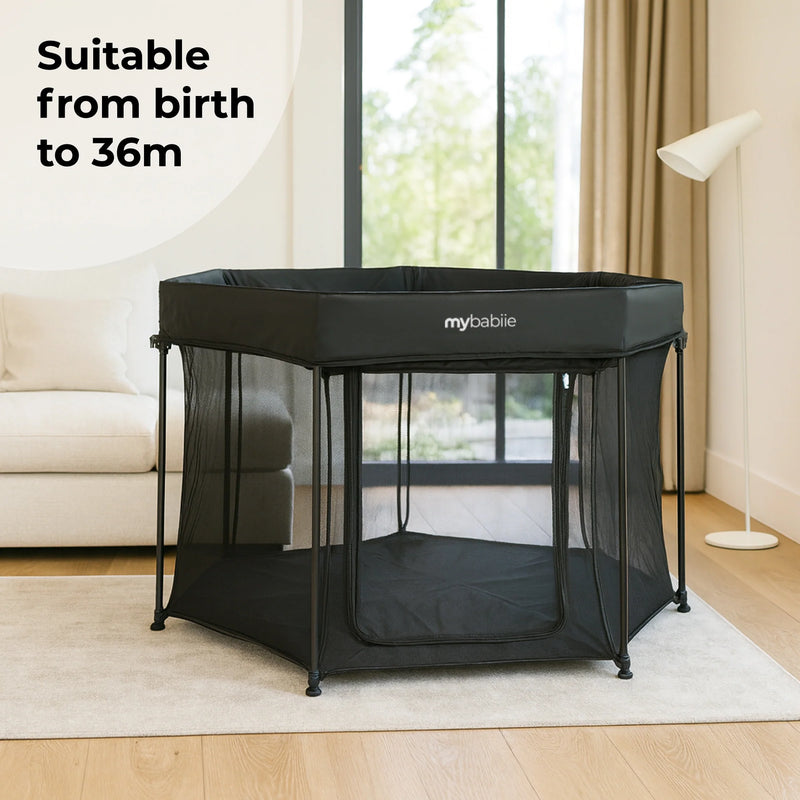 My Babiie Baby Playpen - Black