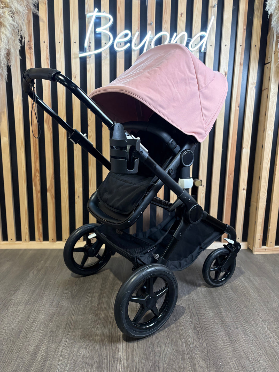 PRE LOVED Bugaboo Fox3 Travel System - Black/Pink