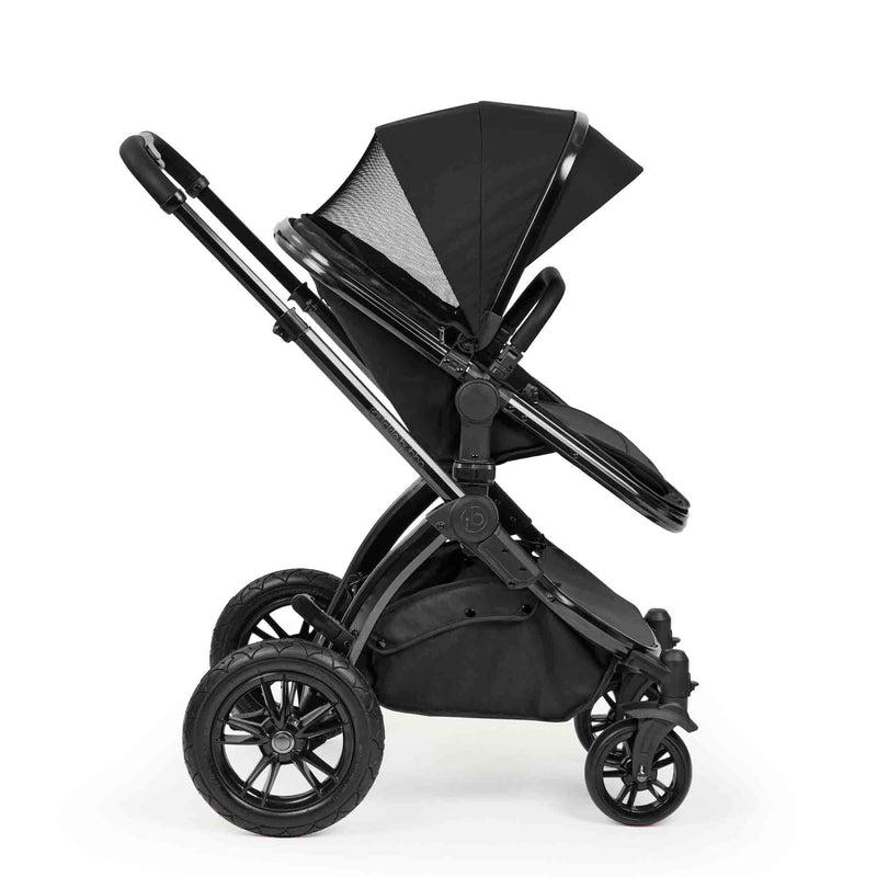 Ickle Bubba Stomp Luxe Elements Edition 17 Piece Bundle Inc Bubba Crib - Raven
