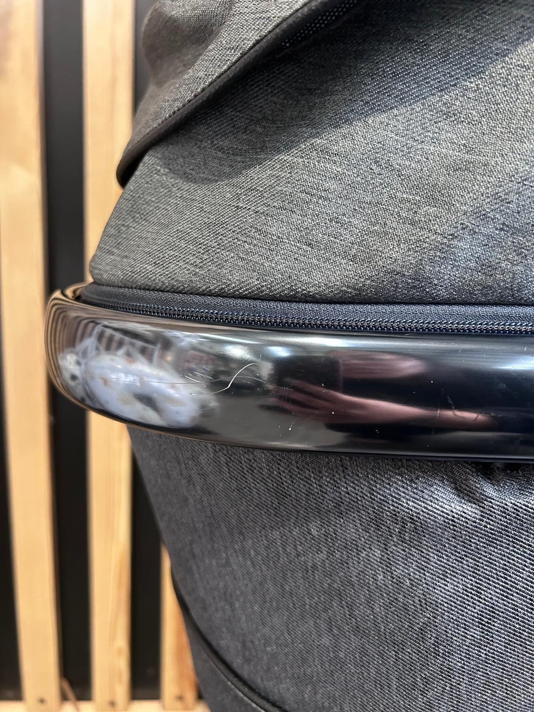 PRE LOVED iCandy Peach 6 Travel System - Dark Grey Twill