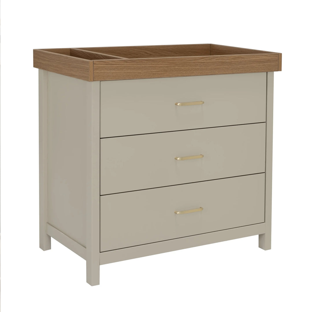 Babymore Mira 3 Piece Nursery Room Set – Cashmere Warm Oak
