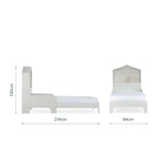 CuddleCo Play House Single Bed with Storage - Pebble