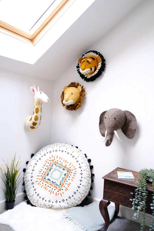 Fiona Walker Giraffe Head with Tonal Spots - Medium