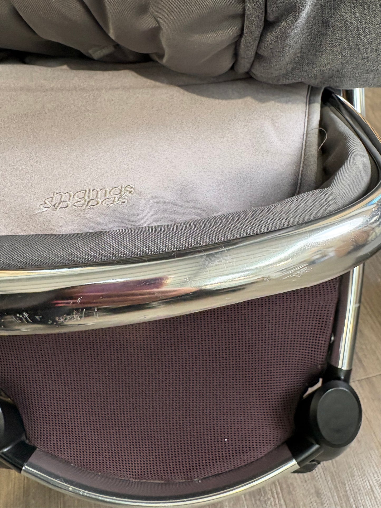 PRE LOVED Mamas & Papas Ocarro Pram, Pushchair + Accessories - Grey Tweed