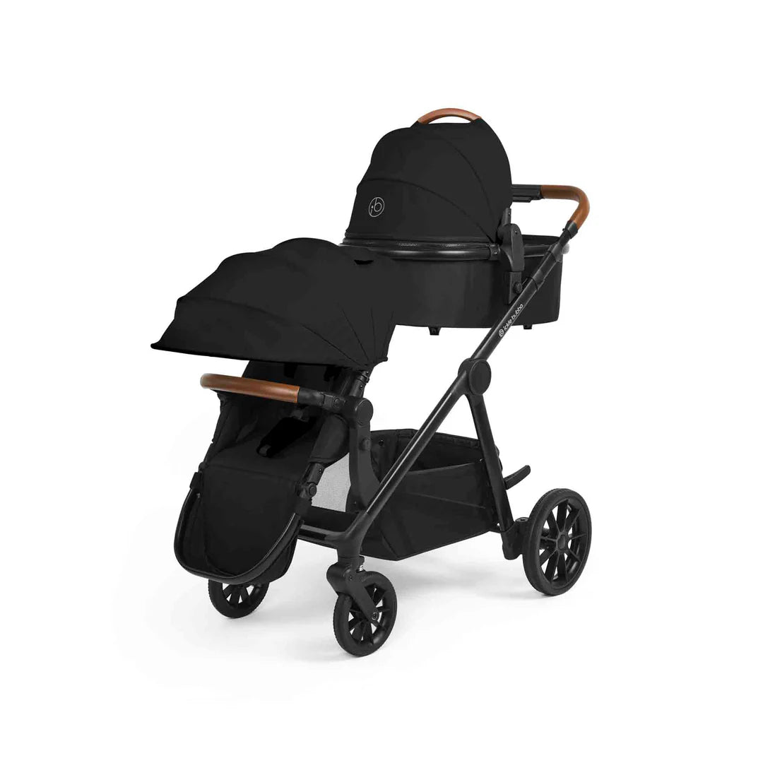 Ickle Bubba Virgo Twin 18 Piece Nimbus Car Seat Bundle - Black