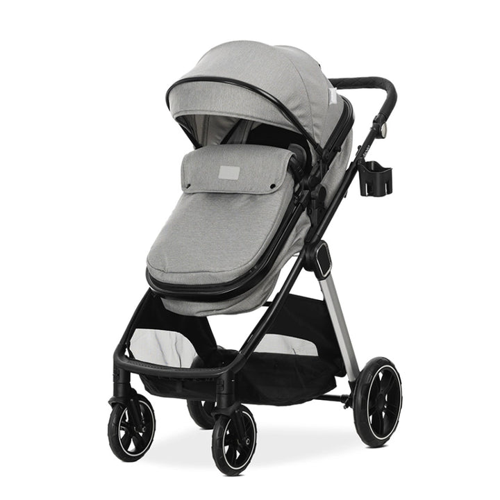 Lorelli Aspen 3in1 Travel System Inc Aria I Size Car Seat – Grey