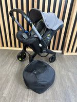 PRE LOVED Doona+ Car Seat & Stroller w/ Accessories - Urban Grey