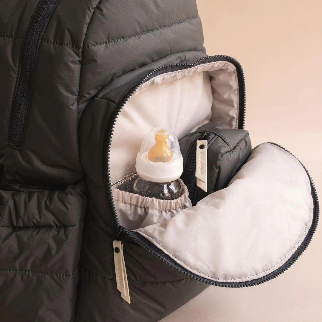 Avery Row Changing Backpack - Soft Black