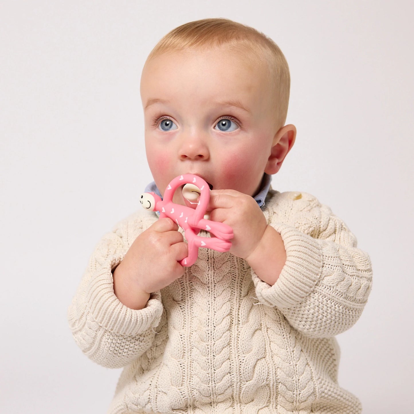Matchstick Monkey Teething Toy Love Heart - Limited Edition