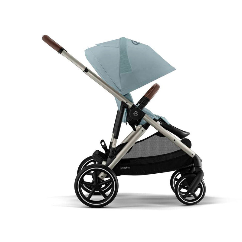 Cybex Gazelle Essential Bundle Inc Gold Footmuff - Stormy Blue/Taupe