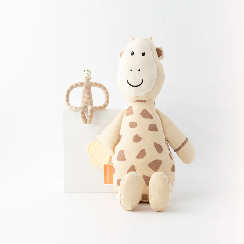 Matchstick Monkey Sensory Teething Teddy Set - Giraffe