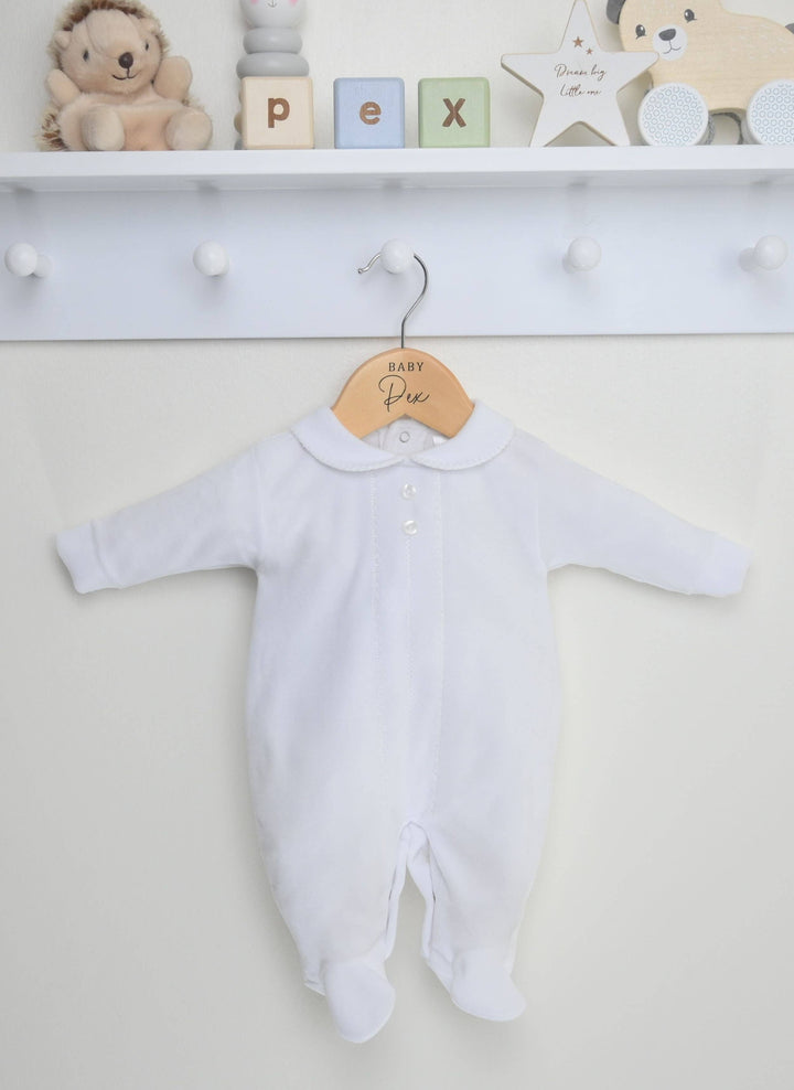 Classic Sleepsuit White - Newborn