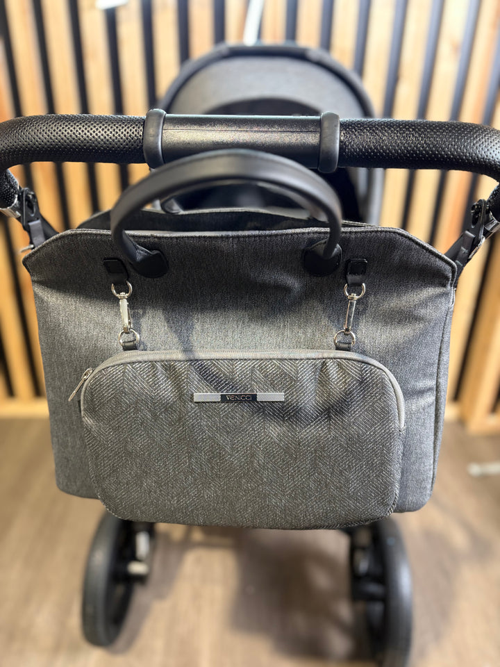 PRE LOVED Venicci Tinum Upline 2-in-1 Travel System - Slate Grey